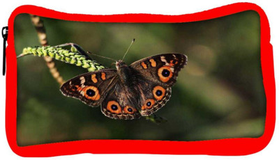 

Snoogg Eco Friendly Canvas Brown Butterfly Designer Student Pen Pencil Case Coin Purse Pouch Cosmetic Makeup Bag (RED) Pouch(Multicolor)