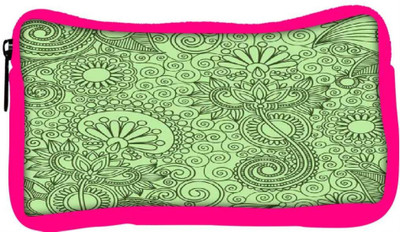 

Snoogg Eco Friendly Canvas Fabric Pattern Light Green Student Pen Pencil Case Coin Purse Pouch Cosmetic Makeup Bag (PINK) Pouch(Multicolor)