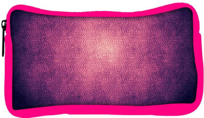 

Snoogg Eco Friendly Canvas Abstract Design Designer Student Pen Pencil Case Coin Purse Pouch Cosmetic Makeup Bag (PINK) Pouch(Multicolor)