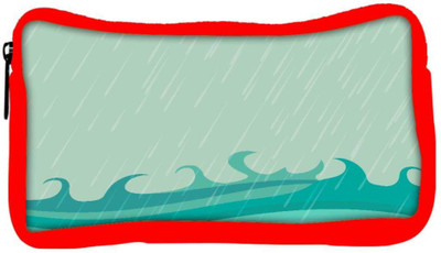 

Snoogg Eco Friendly Canvas Abstract Rainy Season Background With Waterdrops And Clouds Student Pen Pencil Case Coin Purse Pouch Cosmetic Makeup Bag (RED) Pouch(Multicolor)