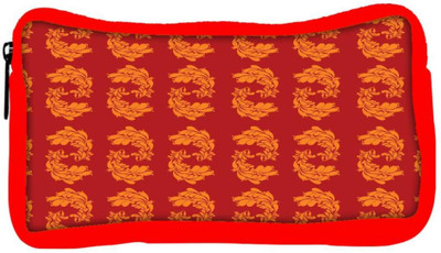 

Snoogg Eco Friendly Canvas Yellow Leaves In Red Designer Student Pen Pencil Case Coin Purse Pouch Cosmetic Makeup Bag (RED) Pouch(Multicolor)