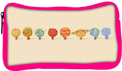 

Snoogg Eco Friendly Canvas Nine Planets Designer Student Pen Pencil Case Coin Purse Pouch Cosmetic Makeup Bag (PINK) Pouch(Multicolor)