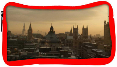 

Snoogg Eco Friendly Canvas Israel City Designer Student Pen Pencil Case Coin Purse Pouch Cosmetic Makeup Bag (RED) Pouch(Multicolor)