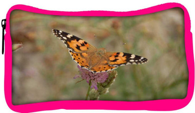 

Snoogg Eco Friendly Canvas Tiger Butterfly Designer Student Pen Pencil Case Coin Purse Pouch Cosmetic Makeup Bag (PINK) Pouch(Multicolor)