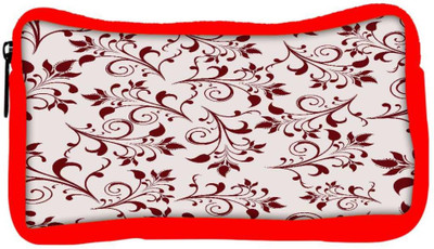 

Snoogg Eco Friendly Canvas Seamless Floral Pattern Abstract Background Student Pen Pencil Case Coin Purse Pouch Cosmetic Makeup Bag (RED) Pouch(Multicolor)