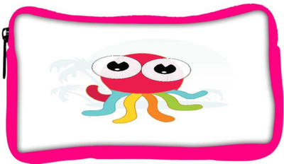 

Snoogg Eco Friendly Canvas Cute Little Octopus Student Pen Pencil Case Coin Purse Pouch Cosmetic Makeup Bag (PINK) Pouch(Multicolor)