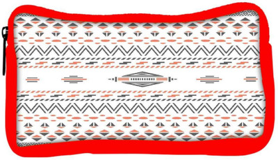 

Snoogg Eco Friendly Canvas Minimal Zoyd Aztec Student Pen Pencil Case Coin Purse Pouch Cosmetic Makeup Bag (RED) Pouch(Multicolor)