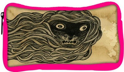 

Snoogg Eco Friendly Canvas Travismillard Designer Student Pen Pencil Case Coin Purse Pouch Cosmetic Makeup Bag (PINK) Pouch(Multicolor)