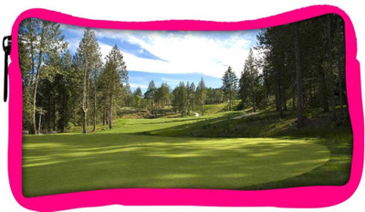 

Snoogg Eco Friendly Canvas Green Park For Golf Designer Student Pen Pencil Case Coin Purse Pouch Cosmetic Makeup Bag (PINK) Pouch(Multicolor)