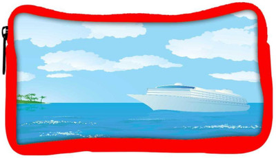 

Snoogg Eco Friendly Canvas Cruise Vector Student Pen Pencil Case Coin Purse Pouch Cosmetic Makeup Bag (RED) Pouch(Multicolor)