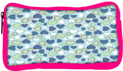 

Snoogg Eco Friendly Canvas Crystals Colourful Student Pen Pencil Case Coin Purse Pouch Cosmetic Makeup Bag (PINK) Pouch(Multicolor)
