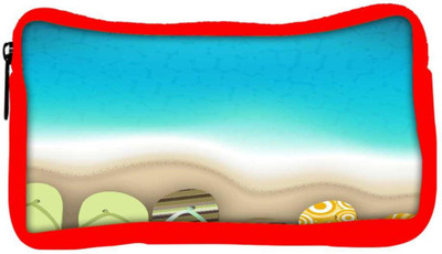 

Snoogg Eco Friendly Canvas Abstract Summer Background Student Pen Pencil Case Coin Purse Pouch Cosmetic Makeup Bag (RED) Pouch(Multicolor)