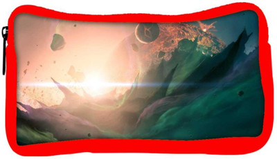 

Snoogg Eco Friendly Canvas Explosion Fantasy Designer Student Pen Pencil Case Coin Purse Pouch Cosmetic Makeup Bag (RED) Pouch(Multicolor)