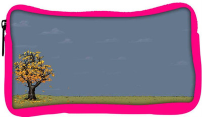 

Snoogg Eco Friendly Canvas Yellow Tree Designer Student Pen Pencil Case Coin Purse Pouch Cosmetic Makeup Bag (PINK) Pouch(Multicolor)