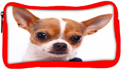 

Snoogg Eco Friendly Canvas Cute Little Chihuahua Wearing A Jumper Student Pen Pencil Case Coin Purse Pouch Cosmetic Makeup Bag (RED) Pouch(Multicolor)