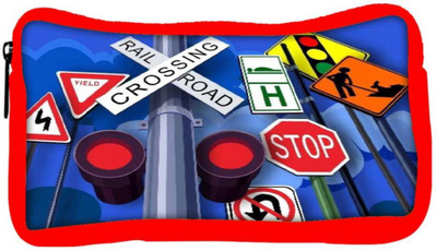 

Snoogg Eco Friendly Canvas Railway Crossing 2542 Student Pen Pencil Case Coin Purse Pouch Cosmetic Makeup Bag (RED) Pouch(Multicolor)
