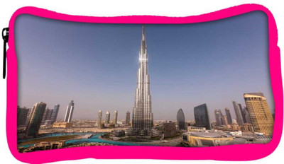 

Snoogg Eco Friendly Canvas Burj Khalifa Designer Student Pen Pencil Case Coin Purse Pouch Cosmetic Makeup Bag (PINK) Pouch(Multicolor)