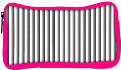 

Snoogg Eco Friendly Canvas Grey Vertical Lines Abstract Designer Student Pen Pencil Case Coin Purse Pouch Cosmetic Makeup Bag (PINK) Pouch(Multicolor)