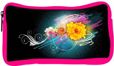 

Snoogg Eco Friendly Canvas Abstract Floral Designer Student Pen Pencil Case Coin Purse Pouch Cosmetic Makeup Bag (PINK) Pouch(Multicolor)