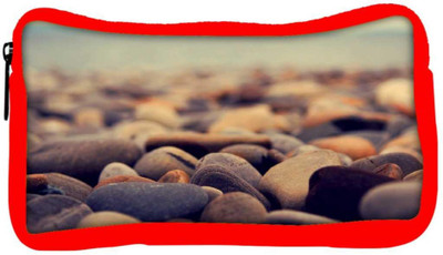 

Snoogg Eco Friendly Canvas Stones Near The Sea Designer Student Pen Pencil Case Coin Purse Pouch Cosmetic Makeup Bag (RED) Pouch(Multicolor)