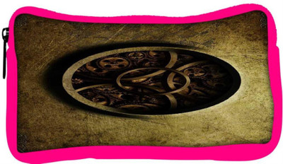 

Snoogg Eco Friendly Canvas Watch Mechajnism 2730 Student Pen Pencil Case Coin Purse Pouch Cosmetic Makeup Bag (PINK) Pouch(Multicolor)