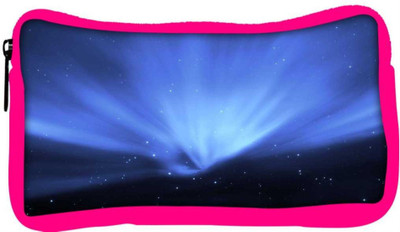 

Snoogg Eco Friendly Canvas Blue Stars Designer Student Pen Pencil Case Coin Purse Pouch Cosmetic Makeup Bag (PINK) Pouch(Multicolor)
