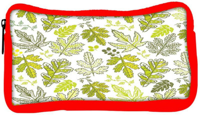 

Snoogg Eco Friendly Canvas Abstract Multicolor Leaves Designer Student Pen Pencil Case Coin Purse Pouch Cosmetic Makeup Bag (RED) Pouch(Multicolor)