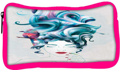 

Snoogg Eco Friendly Canvas Thinking Of Beauty Student Pen Pencil Case Coin Purse Pouch Cosmetic Makeup Bag (PINK) Pouch(Multicolor)