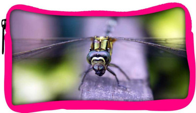 

Snoogg Eco Friendly Canvas Dark Dragonfly Designer Student Pen Pencil Case Coin Purse Pouch Cosmetic Makeup Bag (PINK) Pouch(Multicolor)