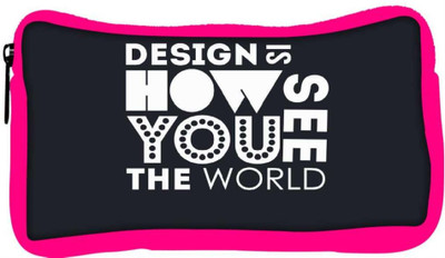 

Snoogg Eco Friendly Canvas Design Is How You See The World Designer Student Pen Pencil Case Coin Purse Pouch Cosmetic Makeup Bag (PINK) Pouch(Multicolor)