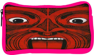 

Snoogg Eco Friendly Canvas Aztec Face Student Pen Pencil Case Coin Purse Pouch Cosmetic Makeup Bag (PINK) Pouch(Multicolor)