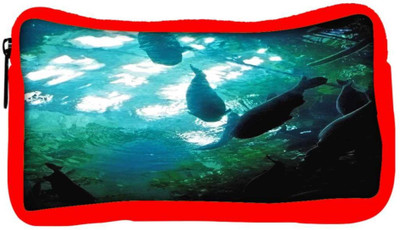 

Snoogg Eco Friendly Canvas Aquarium Fishes Student Pen Pencil Case Coin Purse Pouch Cosmetic Makeup Bag (RED) Pouch(Multicolor)