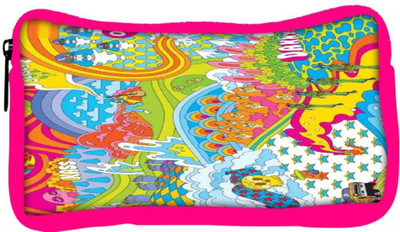 

Snoogg Eco Friendly Canvas Colourful Pattern 2496 Student Pen Pencil Case Coin Purse Pouch Cosmetic Makeup Bag (PINK) Pouch(Multicolor)