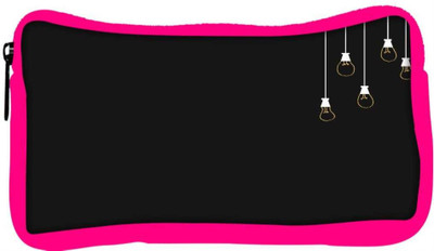 

Snoogg Eco Friendly Canvas Bulbs Designer Student Pen Pencil Case Coin Purse Pouch Cosmetic Makeup Bag (PINK) Pouch(Multicolor)