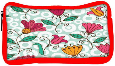 

Snoogg Eco Friendly Canvas Seamless Texture With Flowers And Butterflies Endless Floral Pattern Student Pen Pencil Case Coin Purse Pouch Cosmetic Makeup Bag (RED) Pouch(Multicolor)