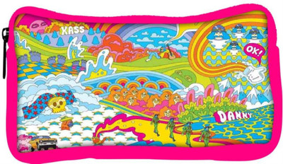 

Snoogg Eco Friendly Canvas Hippie Trip 2852 Student Pen Pencil Case Coin Purse Pouch Cosmetic Makeup Bag (PINK) Pouch(Multicolor)