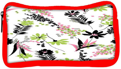 

Snoogg Eco Friendly Canvas White Leaves Pattern 2479 Student Pen Pencil Case Coin Purse Pouch Cosmetic Makeup Bag (RED) Pouch(Multicolor)
