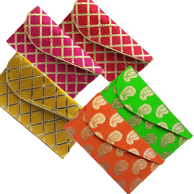 

Shubh Shagun Money wedding Birthday Anniversary Pouch(Multicolor)