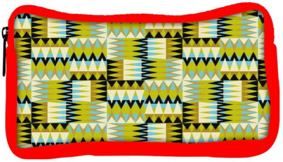 

Snoogg Eco Friendly Canvas Wave Centric 2443 Student Pen Pencil Case Coin Purse Pouch Cosmetic Makeup Bag (RED) Pouch(Multicolor)