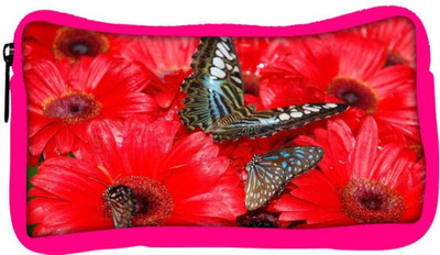 

Snoogg Eco Friendly Canvas Brown Butterfly Designer Student Pen Pencil Case Coin Purse Pouch Cosmetic Makeup Bag (PINK) Pouch(Multicolor)