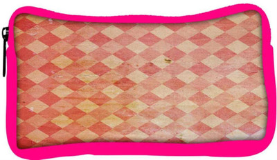 

Snoogg Eco Friendly Canvas Red Blocks Carpet Designer Student Pen Pencil Case Coin Purse Pouch Cosmetic Makeup Bag (PINK) Pouch(Multicolor)