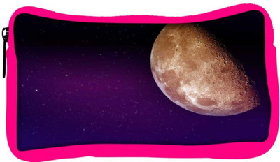 

Snoogg Eco Friendly Canvas Our Moon Student Pen Pencil Case Coin Purse Pouch Cosmetic Makeup Bag (PINK) Pouch(Multicolor)