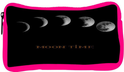 

Snoogg Eco Friendly Canvas Moon Phases Student Pen Pencil Case Coin Purse Pouch Cosmetic Makeup Bag (PINK) Pouch(Multicolor)