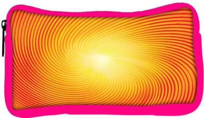 

Snoogg Eco Friendly Canvas Trendy Sunburst Student Pen Pencil Case Coin Purse Pouch Cosmetic Makeup Bag (PINK) Pouch(Multicolor)