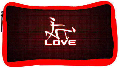 

Snoogg Eco Friendly Canvas Chinese Love Designer Student Pen Pencil Case Coin Purse Pouch Cosmetic Makeup Bag (RED) Pouch(Multicolor)