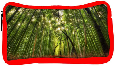 

Snoogg Eco Friendly Canvas Small Path In Forest Designer Student Pen Pencil Case Coin Purse Pouch Cosmetic Makeup Bag (RED) Pouch(Multicolor)