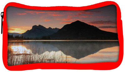 

Snoogg Eco Friendly Canvas Mountain And River Designer Student Pen Pencil Case Coin Purse Pouch Cosmetic Makeup Bag (RED) Pouch(Multicolor)