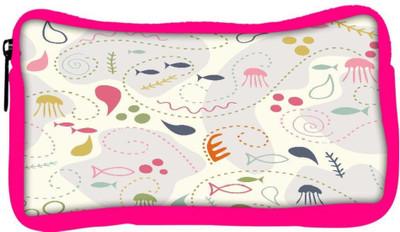 

Snoogg Eco Friendly Canvas Fish World Designer Student Pen Pencil Case Coin Purse Pouch Cosmetic Makeup Bag (PINK) Pouch(Multicolor)