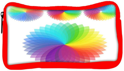 

Snoogg Eco Friendly Canvas Set Of Rainbow Flowers Student Pen Pencil Case Coin Purse Pouch Cosmetic Makeup Bag (RED) Pouch(Multicolor)