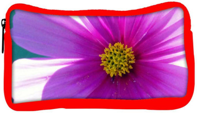 

Snoogg Eco Friendly Canvas Simple Flower Designer Student Pen Pencil Case Coin Purse Pouch Cosmetic Makeup Bag (RED) Pouch(Multicolor)